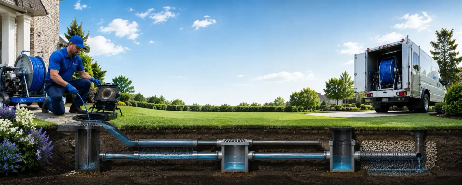 Outdoor drain cleaning information for Mossville, IL